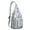 Grey-17, variant on 4-Pockets Cross Body Bags for Woman Men,Cute Sea Life Sling Bag Chest Bag with Adjustable Strap Women's Crossbody Bags for Outdoors Hiking Traveling
