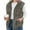 Gray, variant on Fnooota Womens Fleece Vests with Zipper, Winter Lapel Collar Warm Lightweight Sleeveless Jackets Gray Size S-2XL