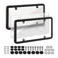 thumbnail image 1 of Universal Frame, Number Plate, with Screws, 6Inchx12inch Auto Accessory for Auto Front and Rear Car Tags Vehicles , White, 1 of 7