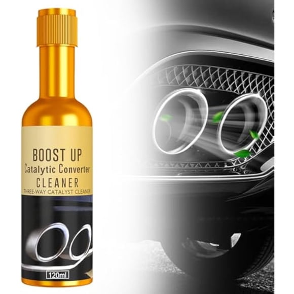 Tingzi Car Exhaust Handy Cleaner, 2025 New Catalytic Converter Cleaner 120 ml Fuel and Exhaust System Cleaner, Car Exhaust Pipe Removal Cleaner The Fuel Injectors Cylinder Heads Cleaning Agent