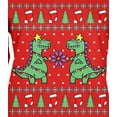 thumbnail image 4 of Old Glory Womens Tree Rex T Rex Ugly Christmas Sweater Long Sleeve T Shirt, 4 of 6