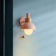 thumbnail image 4 of LáMpara de Pared LED con Interruptor Aplique de Madera Luces IluminacióN Interior DecoracióN del Hogar Mesita de Noche Dormitorio Sala de Estar con Bombilla A, 4 of 5
