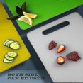 thumbnail image 5 of (White) 30 X 20 X 0.55cm Plastic Cutting Board with Handle, Food Safe, BPA-Free, Dishwasher Safe, Thick Cutting Board, Easy to Grip, 5 of 5
