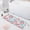 Blue Red Love Heart, variant on Haosy Pink Leopard Bathroom Rugs Non Slip Absorbent Soft Plush Quick Dry Bath Mat, 39"x20"