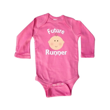 

Inktastic Future Runner Gift Gift Baby Boy or Baby Girl Long Sleeve Bodysuit