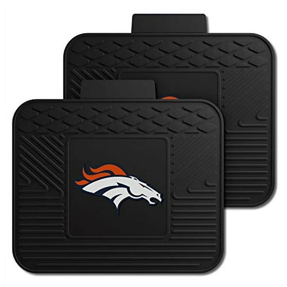 Tapete utilitario de 2 piezas FANMATS 12312 NFL - Denver Broncos, 14x17