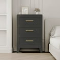 thumbnail image 4 of Erosoei Modern Metal Nightstand 3 Drawer Dresser for Bedroom, 4 of 6