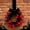 Red, variant on Halloween Decor, Mini Wreaths for Cabinets,1Pcs Artificial Halloween Wreath for Front Door Farmhouse Kitchen Cabinet Wreaths with Ribbon for Porch Wall Window Decor(Orange)
