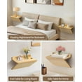 thumbnail image 5 of Gronda Floating Nightstand Set of 2, Solid Pine Wood Z-Shaped Wall Mounted Bedside Tables with Cable Hole, Modern Hanging Nightsatands for Bedroom, 5 of 12