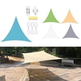 thumbnail image 6 of Triangle Sun Shade Sail Canopy Cover UV Block Sunshade Yard Deck Patio Outdoor, 6 of 6