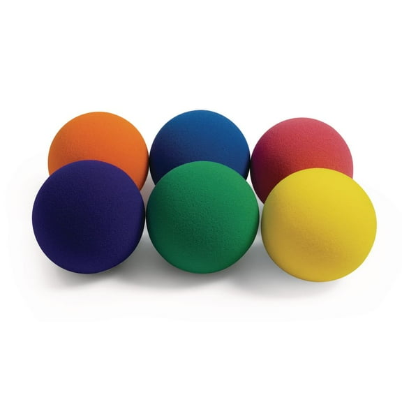 Discount School Supply Jumbo Soft Foam Balls - Set of 6