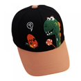 thumbnail image 1 of Summer Baby Boy Baseball Hat Dinosaur Infant Visor Caps Cotton Toddler Boys Sun Hats, 1 of 8