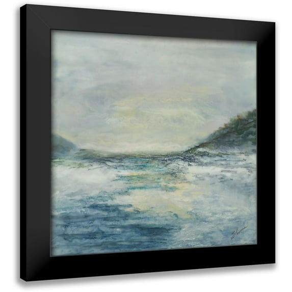 Shanti, Shima 20x20 Black Modern Framed Museum Art Print Titled - Estuarine