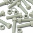 thumbnail image 2 of 10 x Glass Filled Reinforced, Super Nylon Hex Head, M12 x 50mm, Machine Screws, Plastic Nuts and Bolts, Washers, (15/32 x 1 31/32 in), 2 of 11
