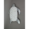 thumbnail image 2 of Zeckos Galvanized Zinc Finish Metal Sea Turtle Wall Hanging with Painted Shell - White, 2 of 3