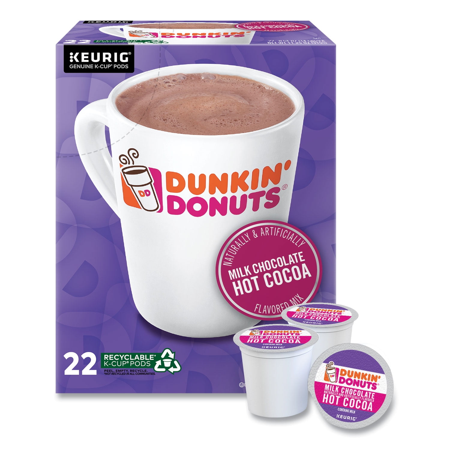 Dunkin' Hot Cocoa K-Cup Keurig Pods, 11 
