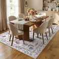 thumbnail image 4 of Moynesa Insect 6'x9' Area Rugs Washable Rug for Living Room Soft Natural Girls Bedroom Rug Large Bug Accent Carpet for Dining Room Sunroom Playroom Stain Resistant Non Slip, Pink, 4 of 11