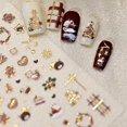 thumbnail image 1 of Maigitur Pegatinas navideñas 5D en relieve para nail art, 1 of 8