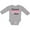 AC-Heather Grey, variant on Inktastic Future Soccer Star Girls Girls Long Sleeve Baby Bodysuit