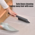 thumbnail image 4 of Dustpan and Brush Set,Cleaning Brush Set Dustpan and Brush Set Handheld Dustpan and Brush Comfortable Grip Brush and Dustpan for Sofa Tabletop Bedroom Tent Cleaning Hair Brush Set, 4 of 6