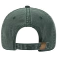 thumbnail image 2 of OTTO 6 Panel Low Profile Garment Washed Pigment Dyed Baseball Cap - Dk. Green, 2 of 2