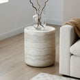 thumbnail image 2 of Kevinplus 15.74” Faux Mars Marble Pattern Coffee Tables, Round Tea table for Living Room, No Need Assembly, 2 of 6