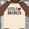 thumbnail image 4 of Inktastic Little Heartbreaker with Arrow Boys or Girls Long Sleeve Baby Bodysuit, 4 of 5