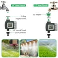 thumbnail image 4 of Lepmerk Digital Automatic Watering Timer, Programmable Garden Irrigation Timer, Hose Tap Sprinkler, with Rain Delay Smart Irrigation Controller for Lawns, Farmlands, Yards, and Greenhouses, 4 of 8