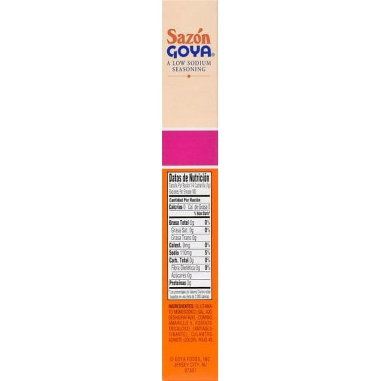 Goya Seasoning, Low Sodium