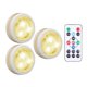 thumbnail image 2 of 3 piezas debajo de iluminación del pequeña sa RGB inalámbrico LED Puck luces accesorios de iluminación para escalera armario Dorado Colco Debajo de la luz del gabinete, 2 of 8