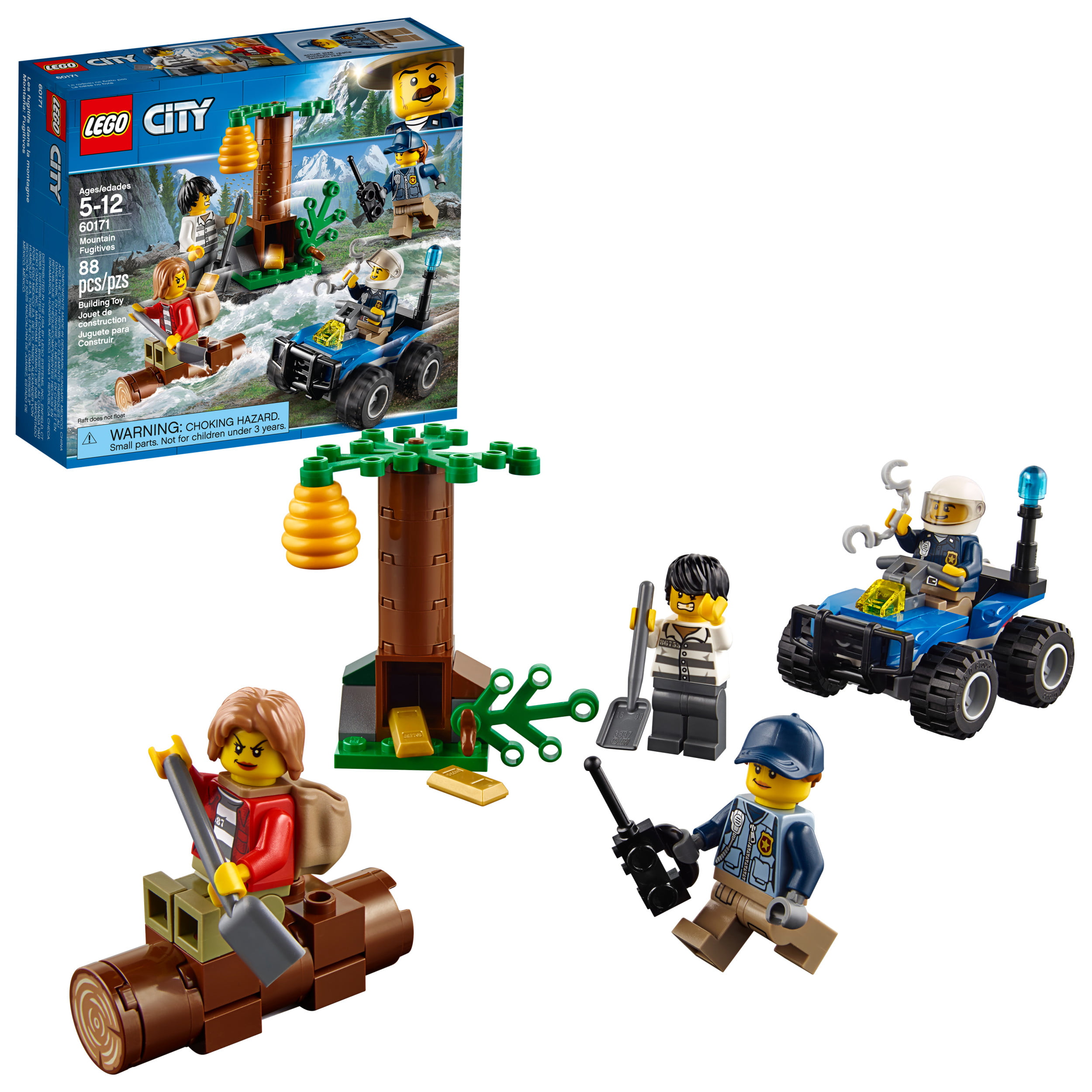 LEGO City 60170 Off-Road Chase Town Mountain Police Dirt Bike 37 pcs 2018
