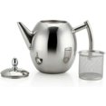thumbnail image 4 of Tetera de 1000ml/34oz, cafetera con filtro de tetera de acero inoxidable (plata), 4 of 5