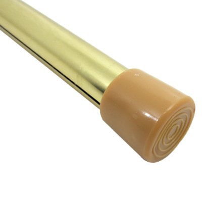 Graber 3 4 Round Spring Tension Curtain Rod 28 To 48 Inch Adjustable Width Brass Com 4 Round Spring Tension Curtain Rod, Curtain Spring Tension Rod