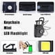 thumbnail image 2 of Mini luz de trabajo COB 4 modos LED llavero linterna para acampar al aire libre (1 pieza), 2 of 4