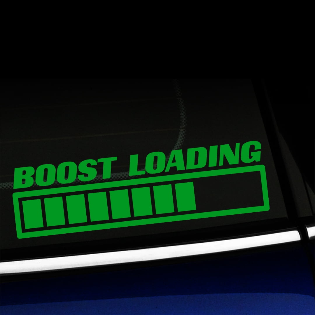 Boost Loading - Vinyl Decal - Choose Color - [YELLOW GREEN] - Walmart.com