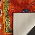 thumbnail image 3 of Aztec Orange/Multi Medium Rectangle Rug-Color:Orange/Multi,Shape:Medium Rectangle,Size:5'-1" X 7'-6", 3 of 4