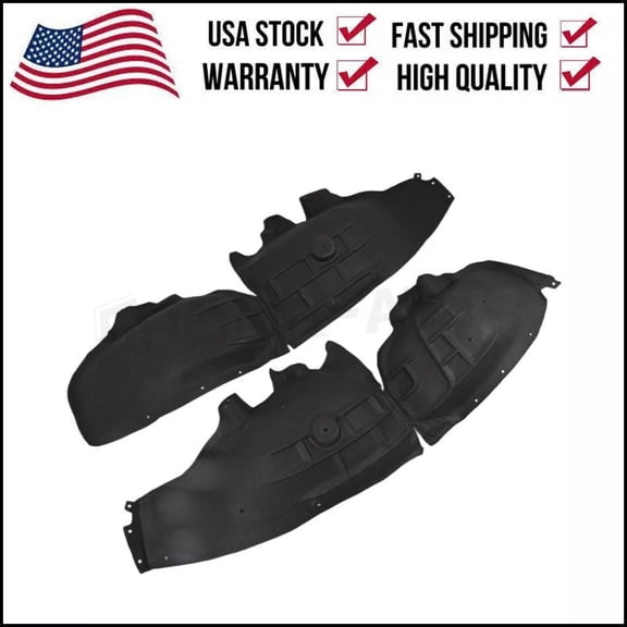 Rear Inner Fender Liner Set Fits 2018-2024 Chevy Equinox 84364224, 23462468