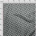 thumbnail image 3 of oneOone Georgette Viscose Gray Fabric Asian Block Umbrella Sewing Material Print Fabric By The Yard 42 Inch Wide, 3 of 5