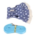 thumbnail image 4 of Small Pet Harness  Leash Set, Pure Cotton Small Pet Harness Leash Adjustable All Seasons  For Walking S,M, 4 of 8