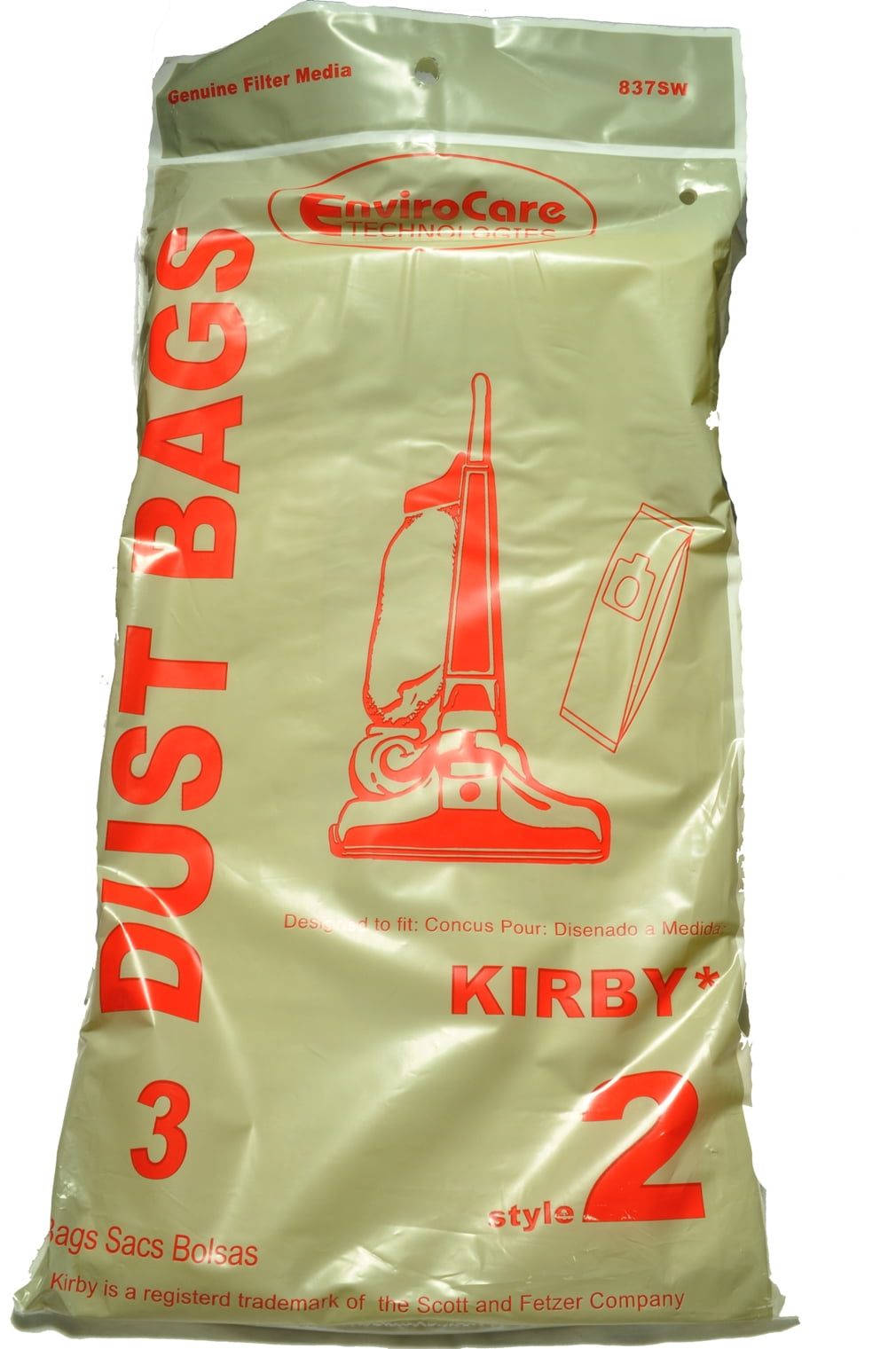 LEGEND AND LEGEND II 2HD Vacuum Cleaner Bag Style 3 bag fit Kirby HERITAGE II 