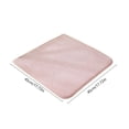 thumbnail image 3 of Yaayu Thickened Corduroy Chair Cushion, 17.7x17.7in Non-Slip, High Resilience Cotton Fill, All-Season Seat Pad for Dining Kitchen, Pink, 3 of 6