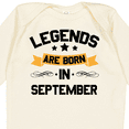thumbnail image 4 of Inktastic Legends Are Born in September Boys or Girls Long Sleeve Baby Bodysuit, 4 of 5