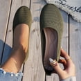 thumbnail image 2 of Women Casual Shoes Knitted Trainers Ballet Shoes Flat Footwear Non Slip Breathable Style For Women Everyday Casual Wear ,Us Size:8.5, 2 of 9