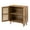 Natural, variant on 28" Storage Sideboard Cabinet, Tina's Home 2 Rattan Doors Wooden Buffet Adjustable Shelves Bedroom