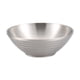 thumbnail image 2 of Bol de fideos ramen de acero inoxidable | Cuenco de arroz doble aislado de plata | Forma de altavoz duradero para un cuenco grande de fideos fríos | Limpieza fácil | 12cm | Cocina Comedor, 2 of 6