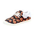 thumbnail image 2 of Willtoo Women's Loafers Lace Up Halloween Cute Print Sneakers Plush Lining Keep Warm Lightweight Sports Shoes Cozy Non Slip Winter Shoes, 2 of 4