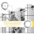 thumbnail image 4 of Vintage Grey Yak Blackout Curtains for Bedroom/Living Room, Bathtub Farmhouse Retro Art Thermal Insulated Kitchen Drapes with Grommets, Light Blocking Window Treatment, 2 Panels 42" x 54", 4 of 7