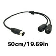 thumbnail image 5 of YIEMEEN DIN 5 Pin Male to Double Female DIN 5 Pin Extension Cable Professional for Multiple Systems TV Receiver Monitor Projector, 5 of 8