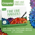 thumbnail image 3 of Crayola Fine Line Markers For Adults (40ct), Skinny Markers For Adult Coloring Books, Thin Marker Set, Aesthetic Art Supplies, Relaxing Activities, Gift, 3 of 4