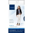 thumbnail image 2 of SIGVARIS Women's SEA ISLAND COTTON 151 Calf 15-20mmHg-C-Black, 2 of 2